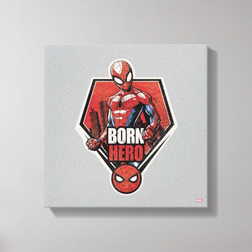 Spider_Man  Born Hero Graphic Canvas Print