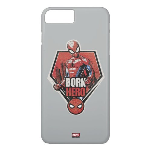 Spider_Man  Born Hero Graphic iPhone 8 Plus7 Plus Case