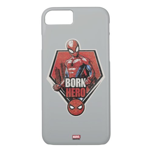 Spider_Man  Born Hero Graphic iPhone 87 Case