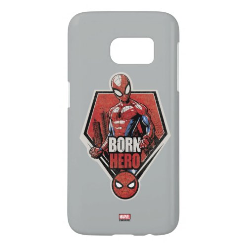 Spider_Man  Born Hero Graphic Samsung Galaxy S7 Case