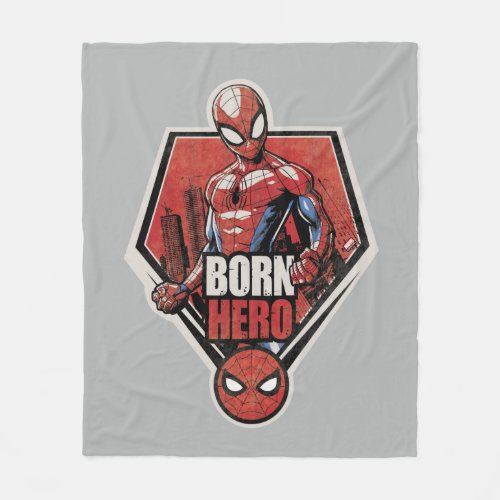Spider_Man  Born Hero Graphic Fleece Blanket