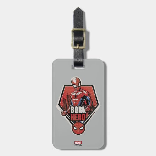 Spider_Man  Born Hero Graphic Luggage Tag