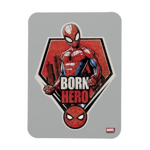 Spider_Man  Born Hero Graphic Magnet