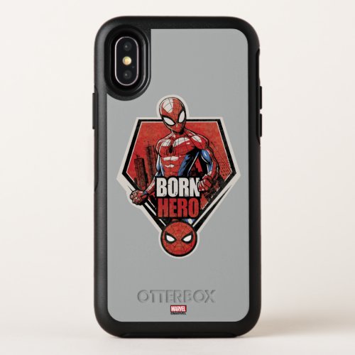 Spider_Man  Born Hero Graphic OtterBox Symmetry iPhone X Case