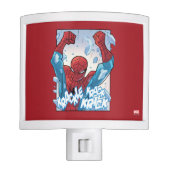 Spider-Man Breaking Glass Night Light (Front)