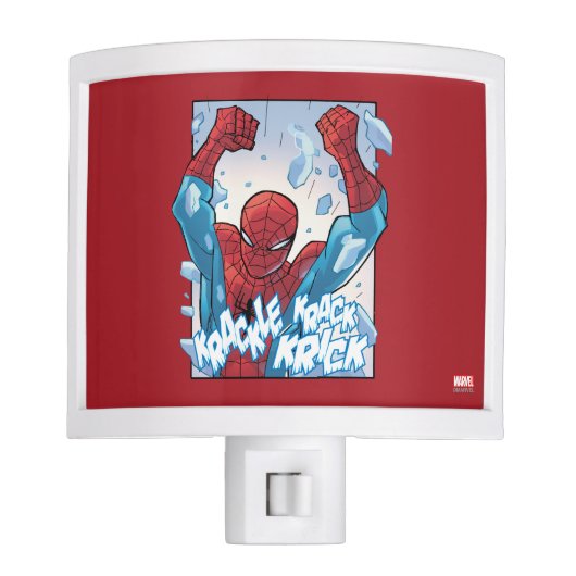 Spider-Man Breaking Glass Night Light (Front)