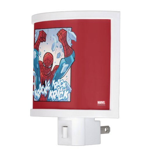Spider-Man Breaking Glass Night Light (Left)