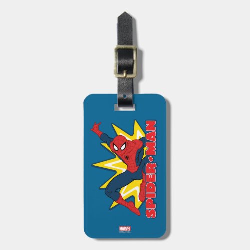 Spider_Man Callout Graphic Luggage Tag