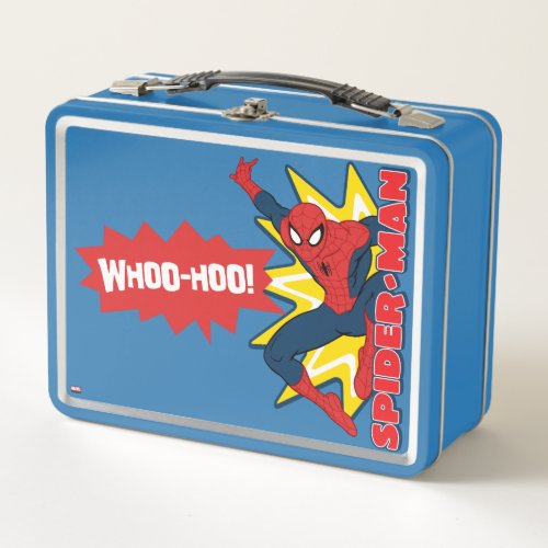 Spider_Man Callout Graphic Metal Lunch Box