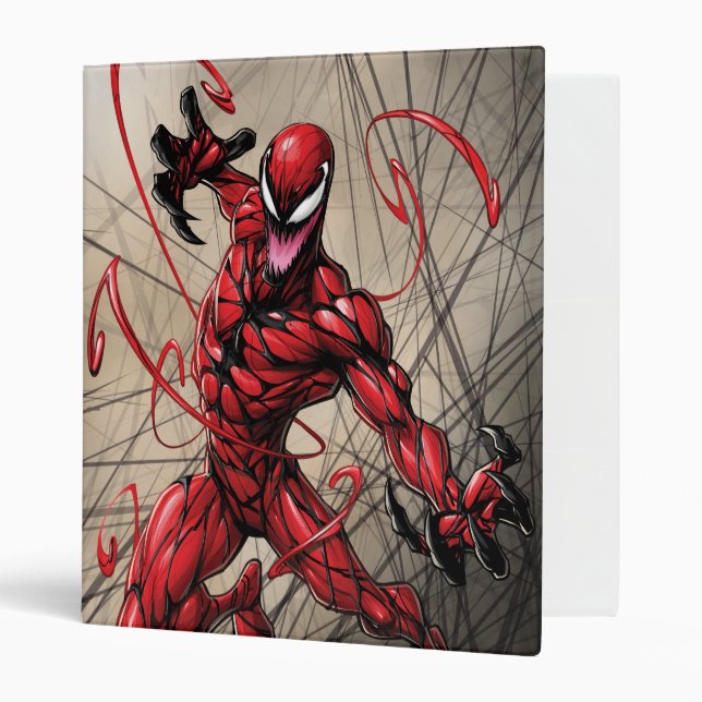 Spider-Man | Carnage Leaping Forward 3 Ring Binder (Front/Inside)