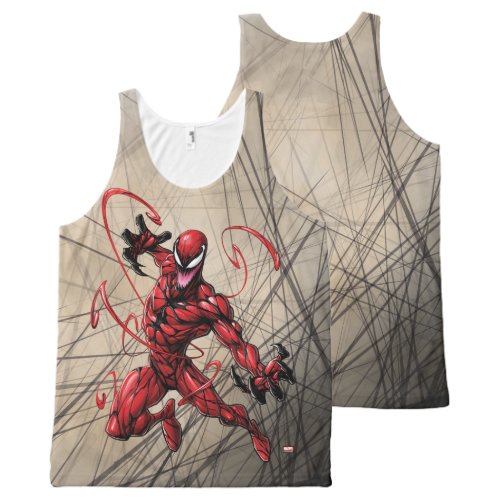 Spider_Man  Carnage Leaping Forward All_Over_Print Tank Top