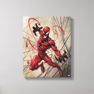 Spider-Man   Carnage Leaping Forward Canvas Print