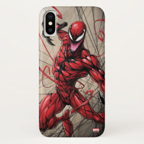 Spider-Man | Carnage Leaping Forward iPhone X Case