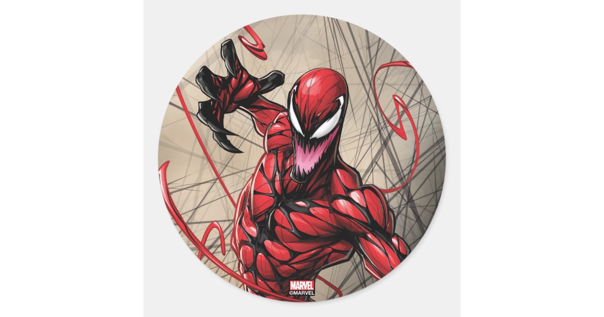 carnage drawing spiderman