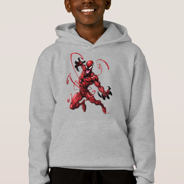 Spider-Man | Carnage Leaping Forward Hoodie (Front)