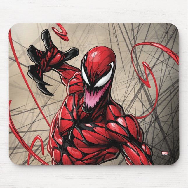 Spider-Man | Carnage Leaping Forward Mouse Pad (Front)
