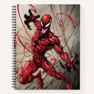 Spider-Man   Carnage Leaping Forward Notebook