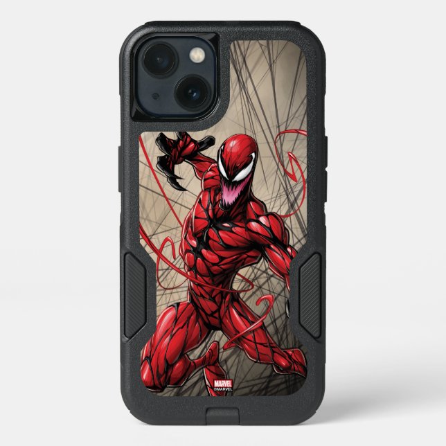 Spider-Man | Carnage Leaping Forward Otterbox iPhone Case (Back)