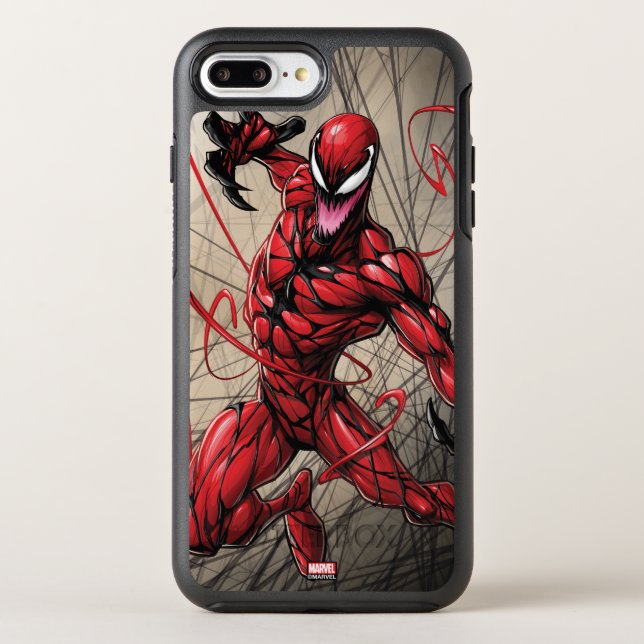 Spider-Man | Carnage Leaping Forward Otterbox iPhone Case (Back)