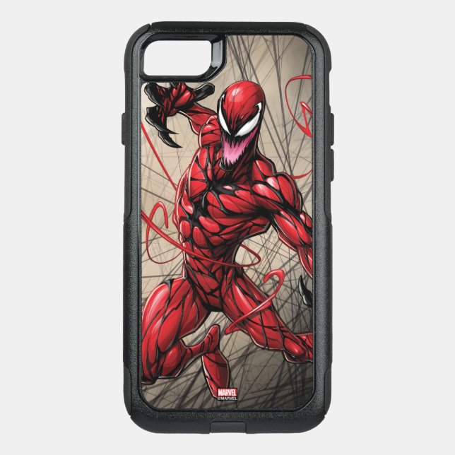 Spider-Man | Carnage Leaping Forward Otterbox iPhone Case (Back)