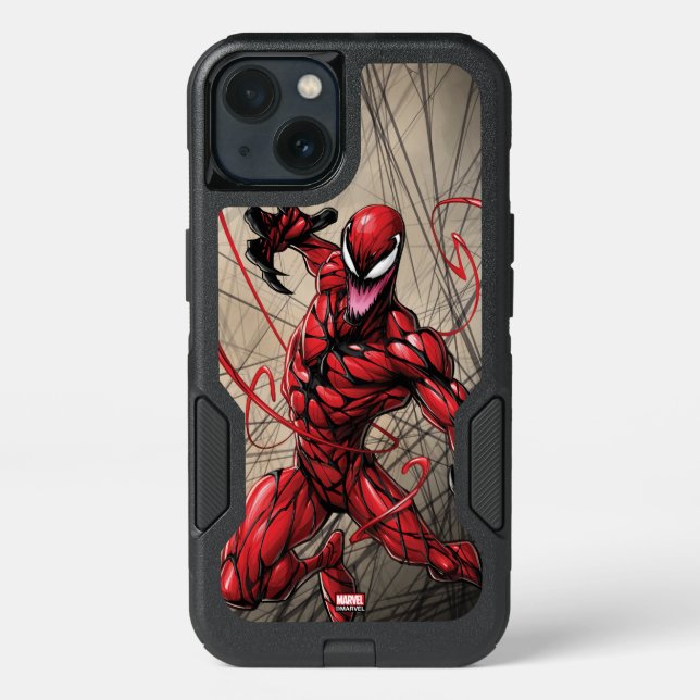 Spider-Man | Carnage Leaping Forward Otterbox iPhone Case (Back)