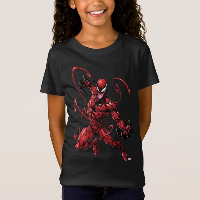 Spider-Man | Carnage Leaping Forward T-Shirt (Front)