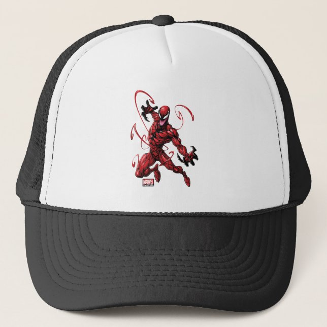 Spider-Man | Carnage Leaping Forward Trucker Hat (Front)