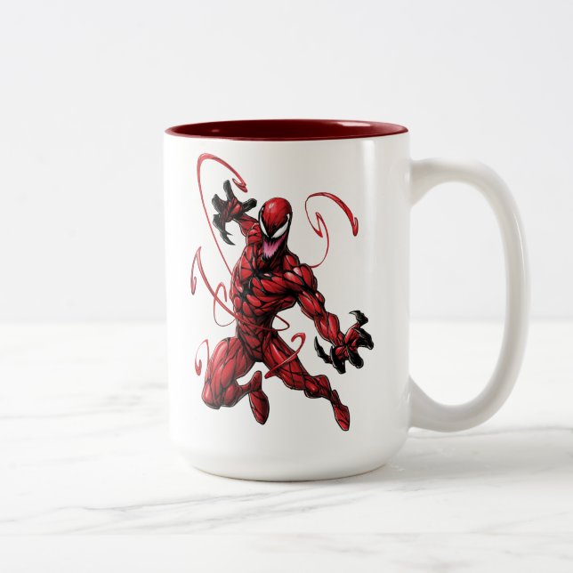 Spider-Man | Carnage Leaping Forward Two-Tone Coffee Mug (Right)