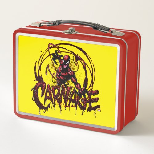 Spider_Man  Carnage Name Graphic Metal Lunch Box