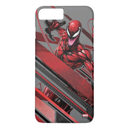 Spider_Man  Carnage Recto Linear Graphic iPhone 8 Plus7 Plus Case