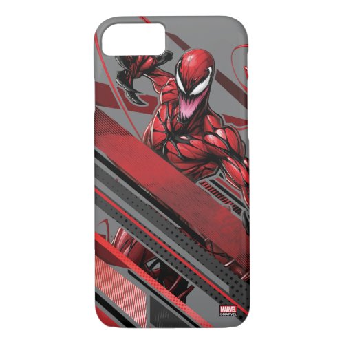 Spider_Man  Carnage Recto Linear Graphic iPhone 87 Case