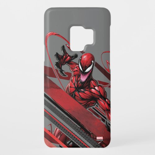 Spider_Man  Carnage Recto Linear Graphic Case_Mate Samsung Galaxy S9 Case