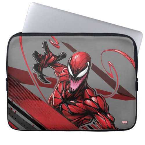 Spider_Man  Carnage Recto Linear Graphic Laptop Sleeve