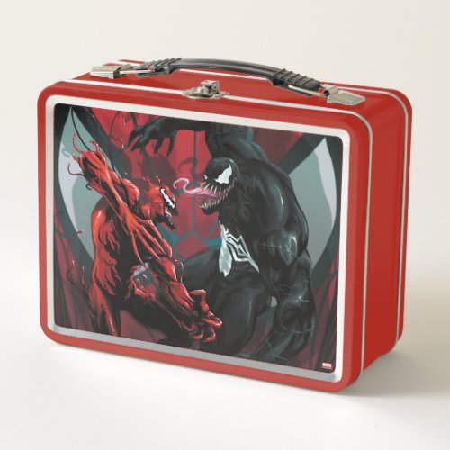 Spider_Man Carnage Versus Venom Painting Metal Lunch Box