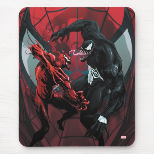 Spider_Man Carnage Versus Venom Painting Mouse Pad