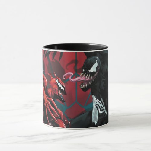 Spider_Man Carnage Versus Venom Painting Mug