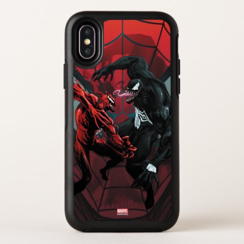 Spider_Man Carnage Versus Venom Painting OtterBox Symmetry iPhone XS Case