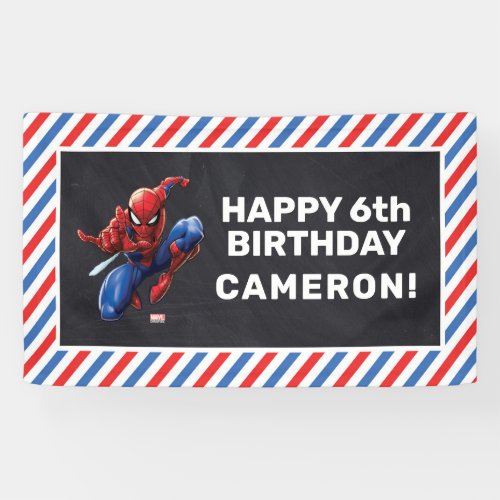 Spider_Man Chalkboard Birthday Banner