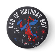 Spider-Man Chalkboard Birthday Button