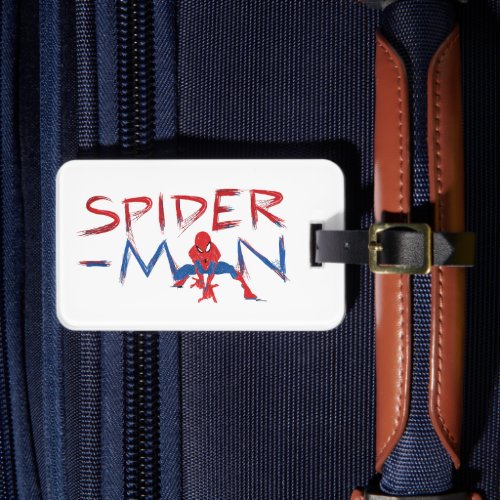 Spider_Man Character Art Name Luggage Tag
