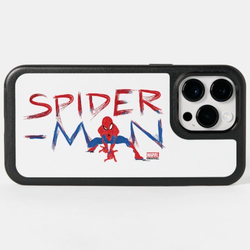 Spider_Man Character Art Name OtterBox iPhone 14 Pro Max Case