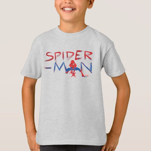 Spider_Man Character Art Name T_Shirt