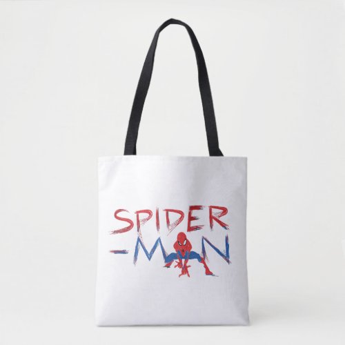 Spider_Man Character Art Name Tote Bag