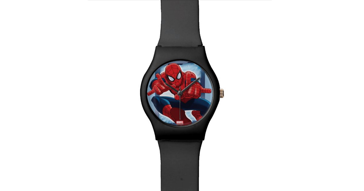 Spider-Man Character Card Wrist Watch | Zazzle.com