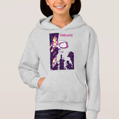 Spider_Man  Chibi Ghost_Spider On The Lookout Hoodie
