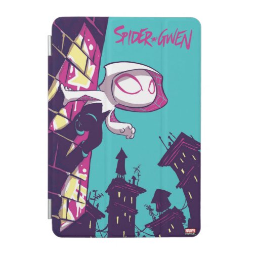 Spider_Man  Chibi Ghost_Spider On The Lookout iPad Mini Cover