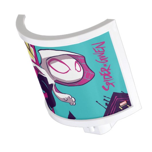 Spider-Man | Chibi Ghost-Spider On The Lookout Night Light (Angled)