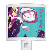 Spider-Man | Chibi Ghost-Spider On The Lookout Night Light (Front)