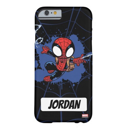 Spider_Man  Chibi Spider_Man Web_Swinging Barely There iPhone 6 Case