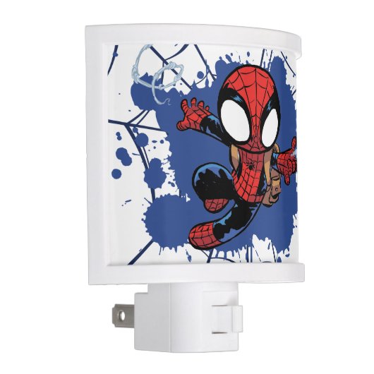 Spider-Man | Chibi Spider-Man Web-Swinging Night Light (Right)